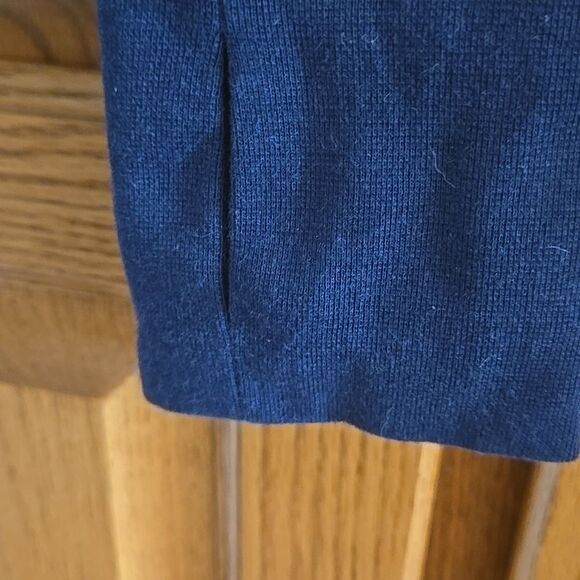 Sweaty Betty hoodie large size 12 sweatshirt  top long sleeve blue pocket Active - Picture 12 of 14